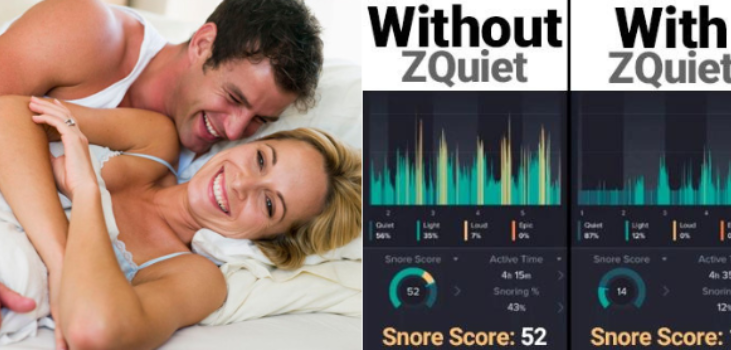 happy couple thanks to ZQuiet anti snoring mouthguard